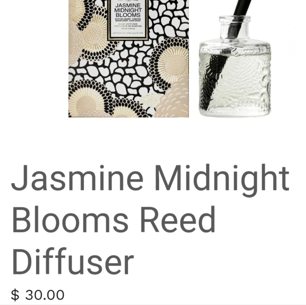 Voluspa reed diffuser